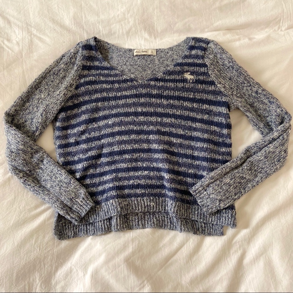 Striped Contrast Sweater